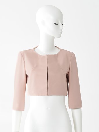 Crêpe Shrug Jacket Pink - CFC0073477003B221
